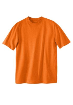 Men's Big and Tall Shrink-Less Lightweight Crewneck T-Shirt