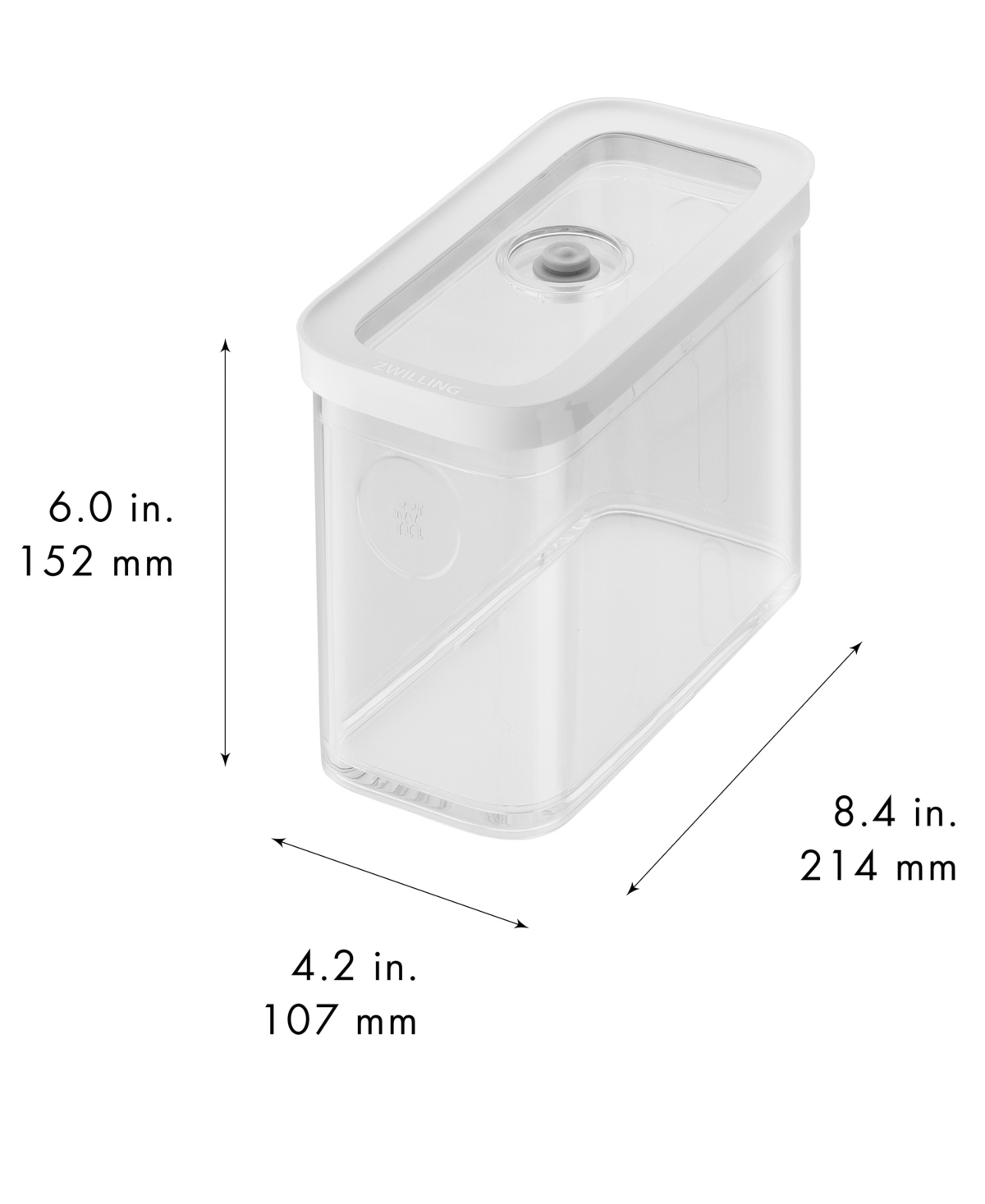 ZWILLING FRESH SAVE CUBE 2-PACK CONTAINERS 