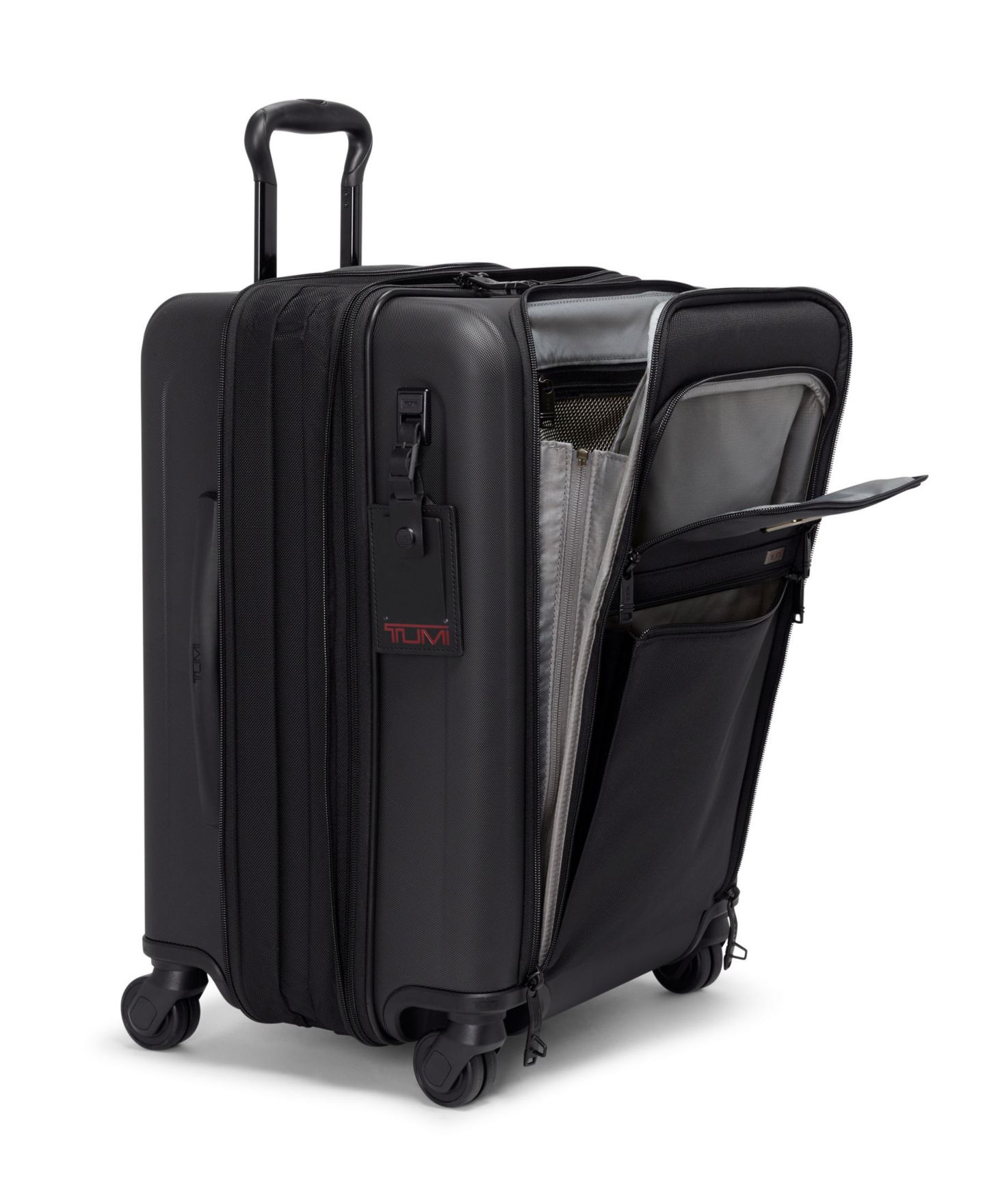 Чемодан Tumi AlphaContinental Expandable 4 Wheel Carry-On, цвет: Чёрный — фото 5