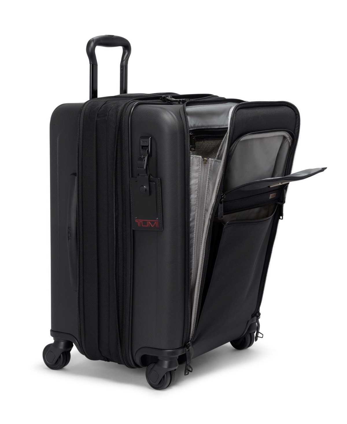 Tumi Alphacontinental Expandable 4 Wheel Carry-on In Black