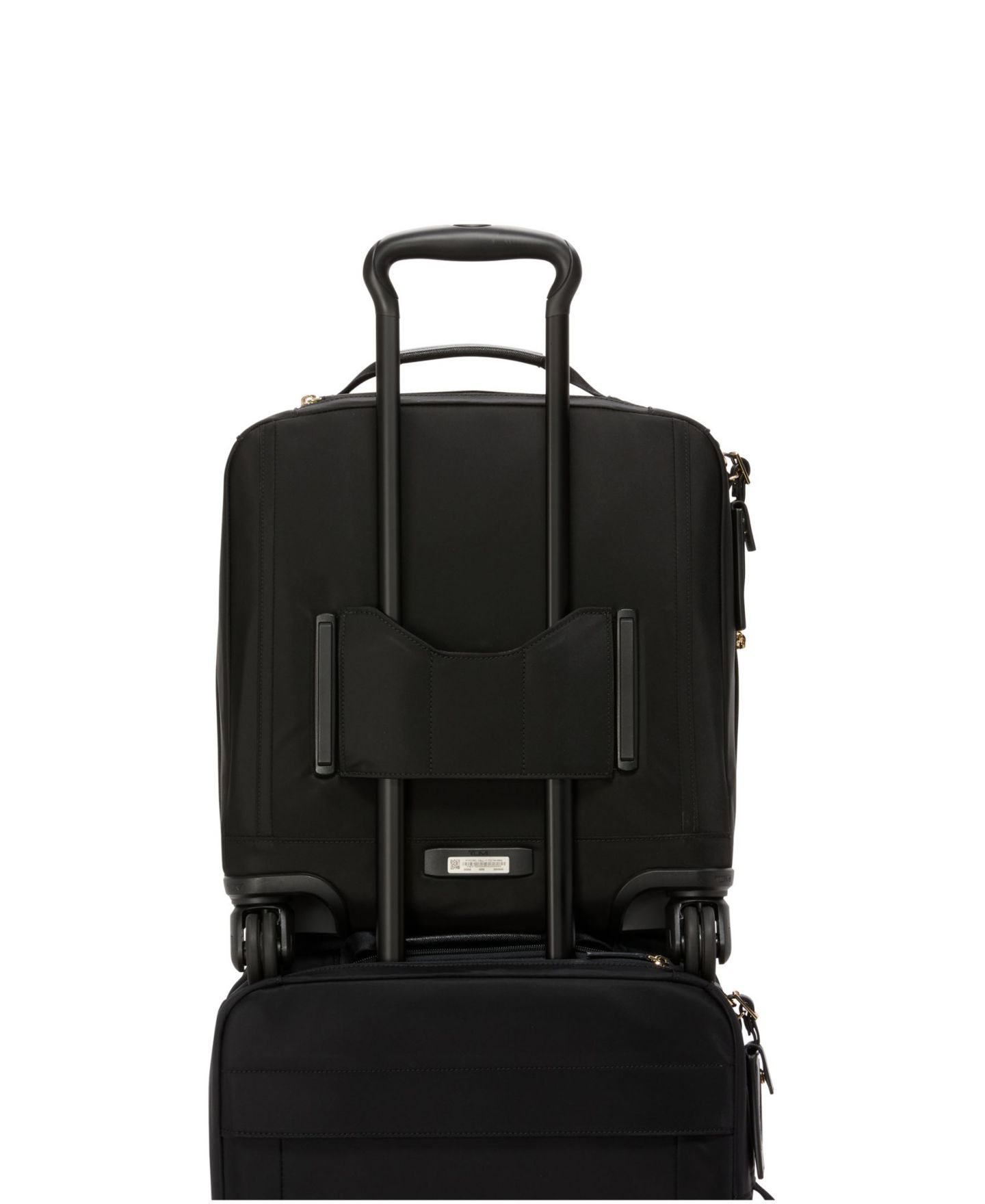 Чемодан TUMI Voyageur Leger Compact Carry-On, цвет: Чёрный / Золотой — фото 7