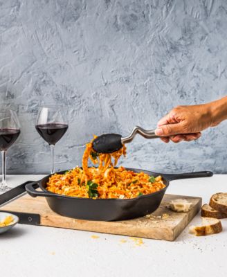 9" Stainless Steel Silicone Tongs