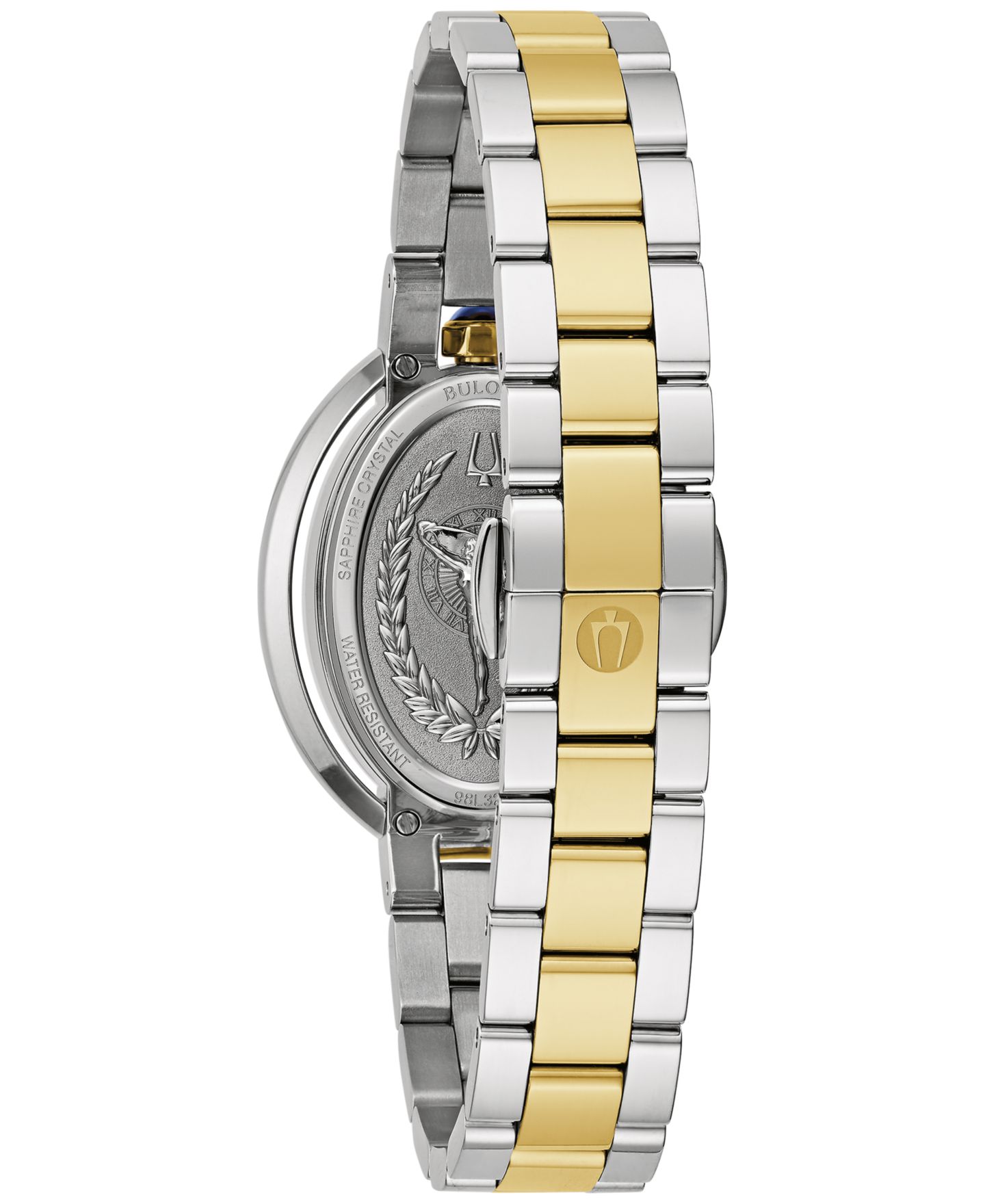 Женские часы Bulova Rubaiyat Two-Tone Stainless Steel Bracelet Watch 29mm — фото 3