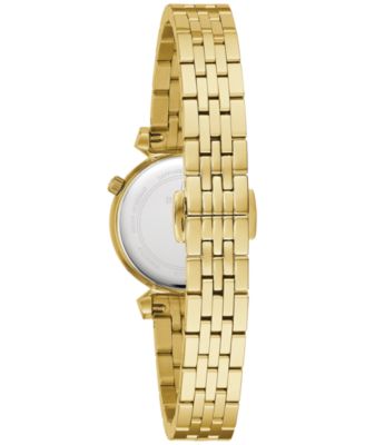 Women's Regatta Diamond Accent Gold-Tone Stainless Steel Bracelet Watch 24mm
