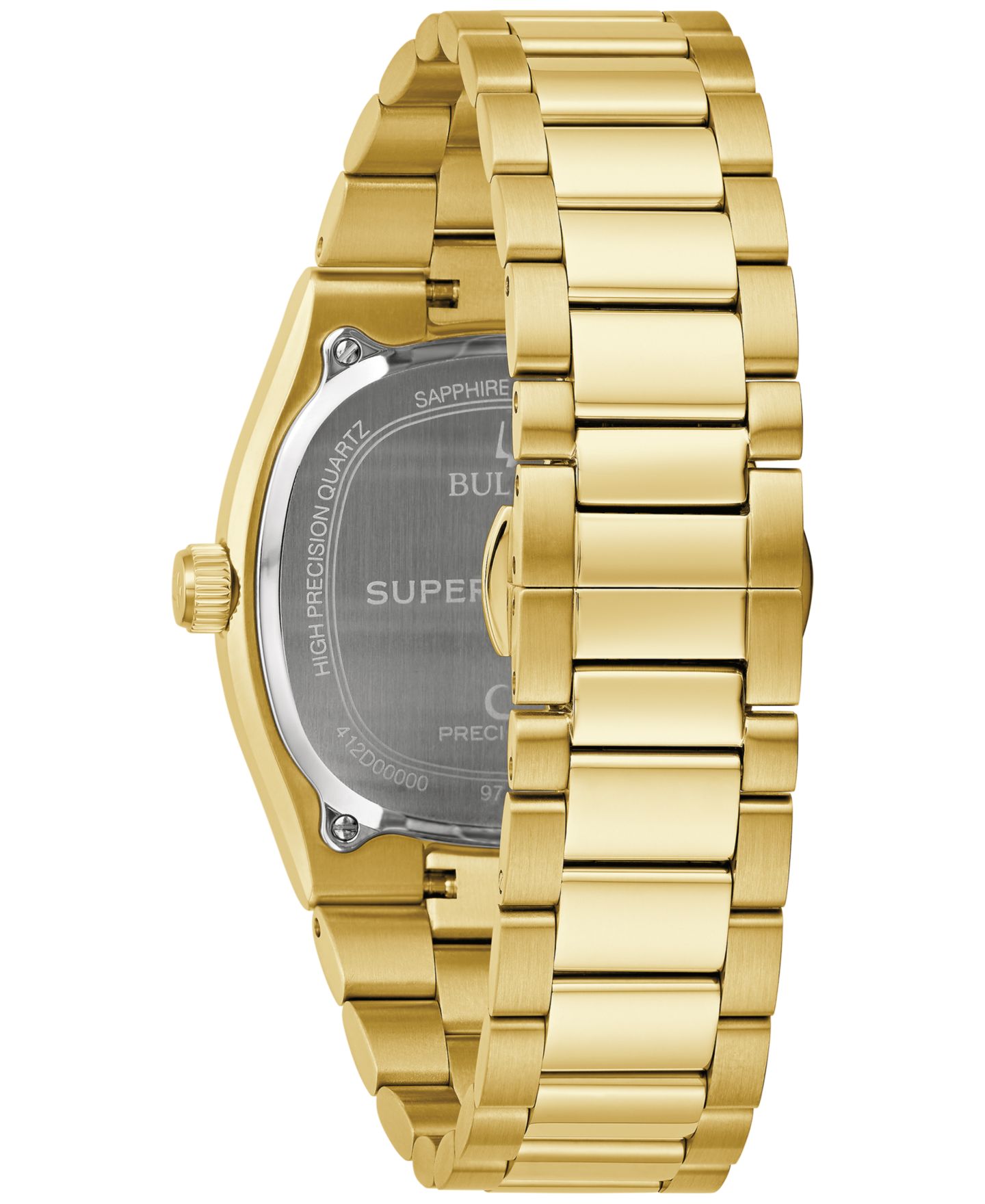 Мужские часы Bulova Super Seville Gold-Tone Stainless Steel Bracelet Watch 38mm — фото 3