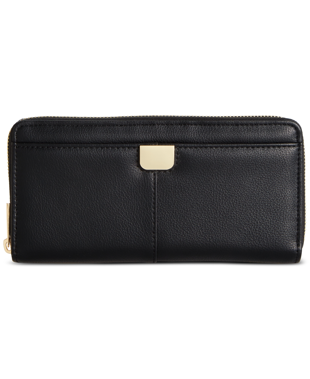 Angii Zip Around Solid Wallet, Exclusively at Macy's - Black