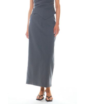 Women's Mid-Waisted Maxi Skirt