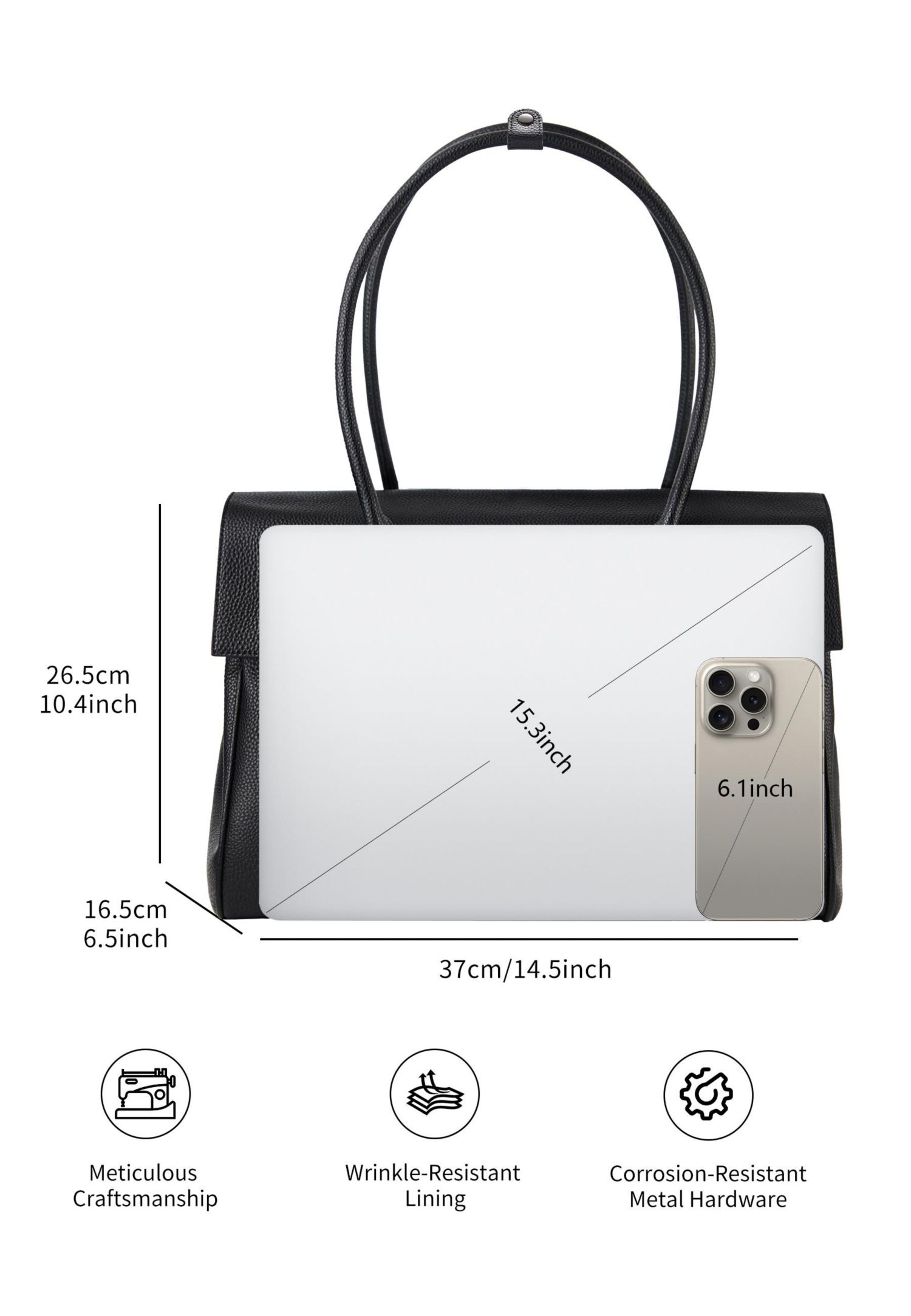 Woman's Jolene L Handbag Flip-top Business Bag