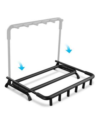 5 Five Holder Multi Guitar Folding Stand Band Stage Bass Acoustic Guitar Display Rack