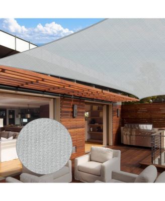 13x10 Ft 97% UV Block Rectangle Sun Shade Sail HDPE Canopy Cover Net Patio