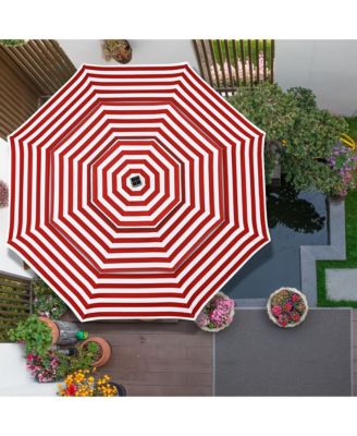3-Tier Patio Umbrella Replacement Canopy Market Table Top Sunshade Cover