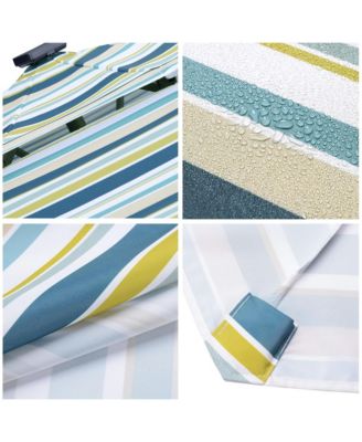 3-Tier Patio Umbrella Replacement Canopy Market Table Top Outdoor Deck