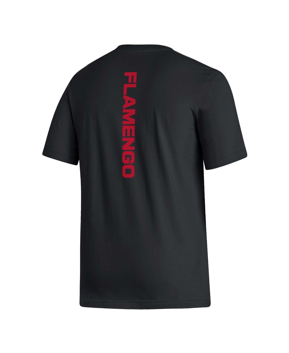 Adidas Men'sCr Flamengo Vertical Back T-Shirt - Black