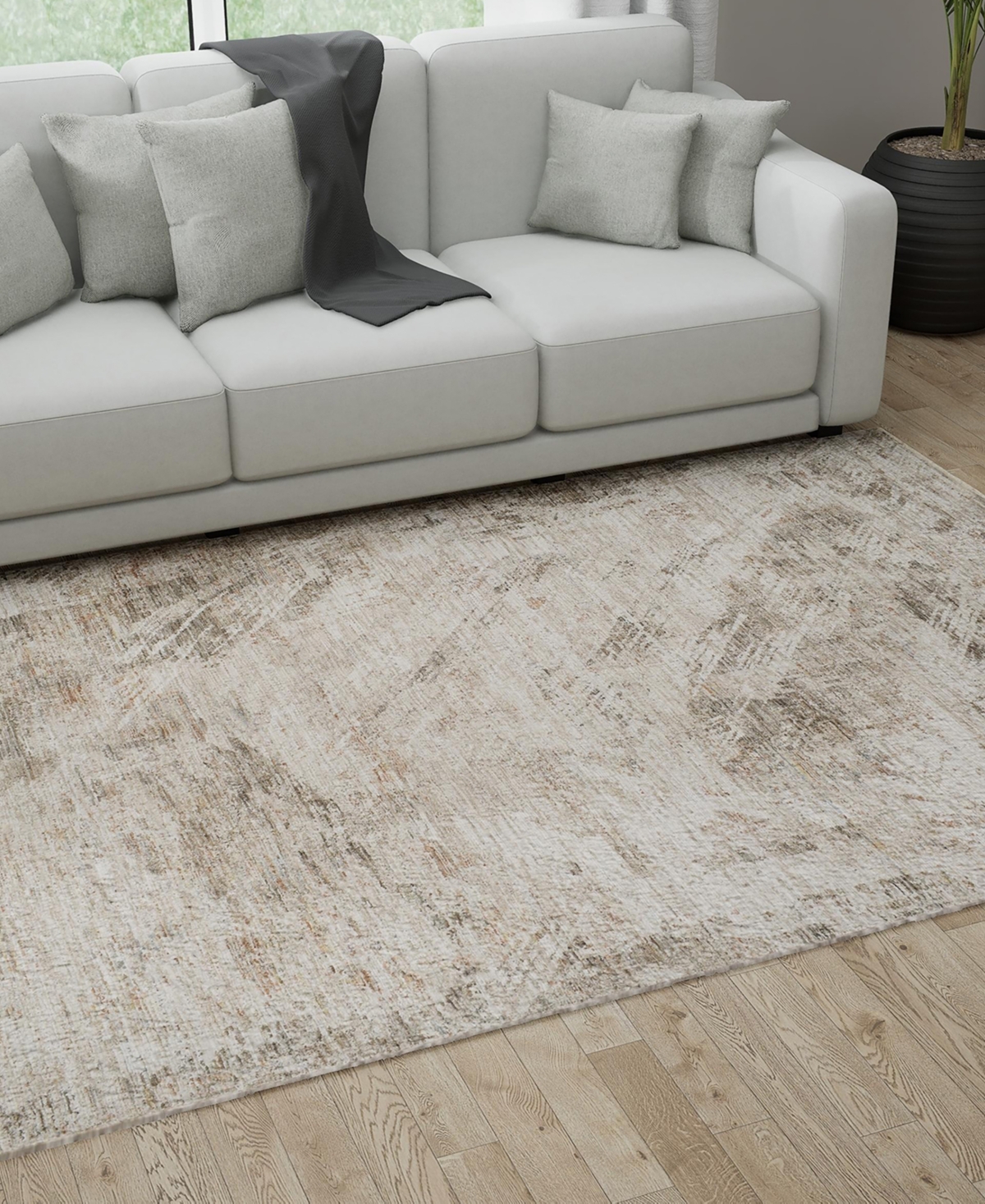 Shop Km Home Castille Csl040 12'x15' Area Rug In Beige