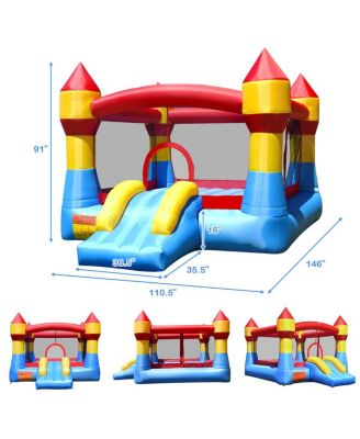 Inflatable Bounce House Castle Jumper Without Blower