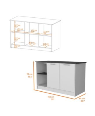 Mercury Kitchen Island