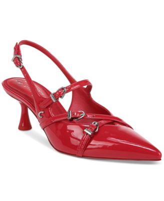 Circus NY by Sam Edelman Fraya Slingback Pointed Toe Pump Riviera Red