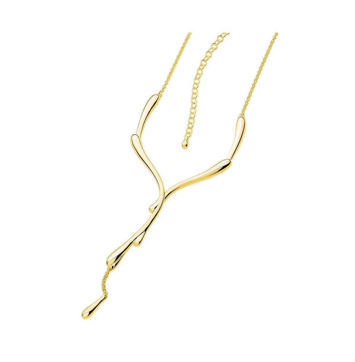 Dripping Necklace in gold vermeil - Gold
