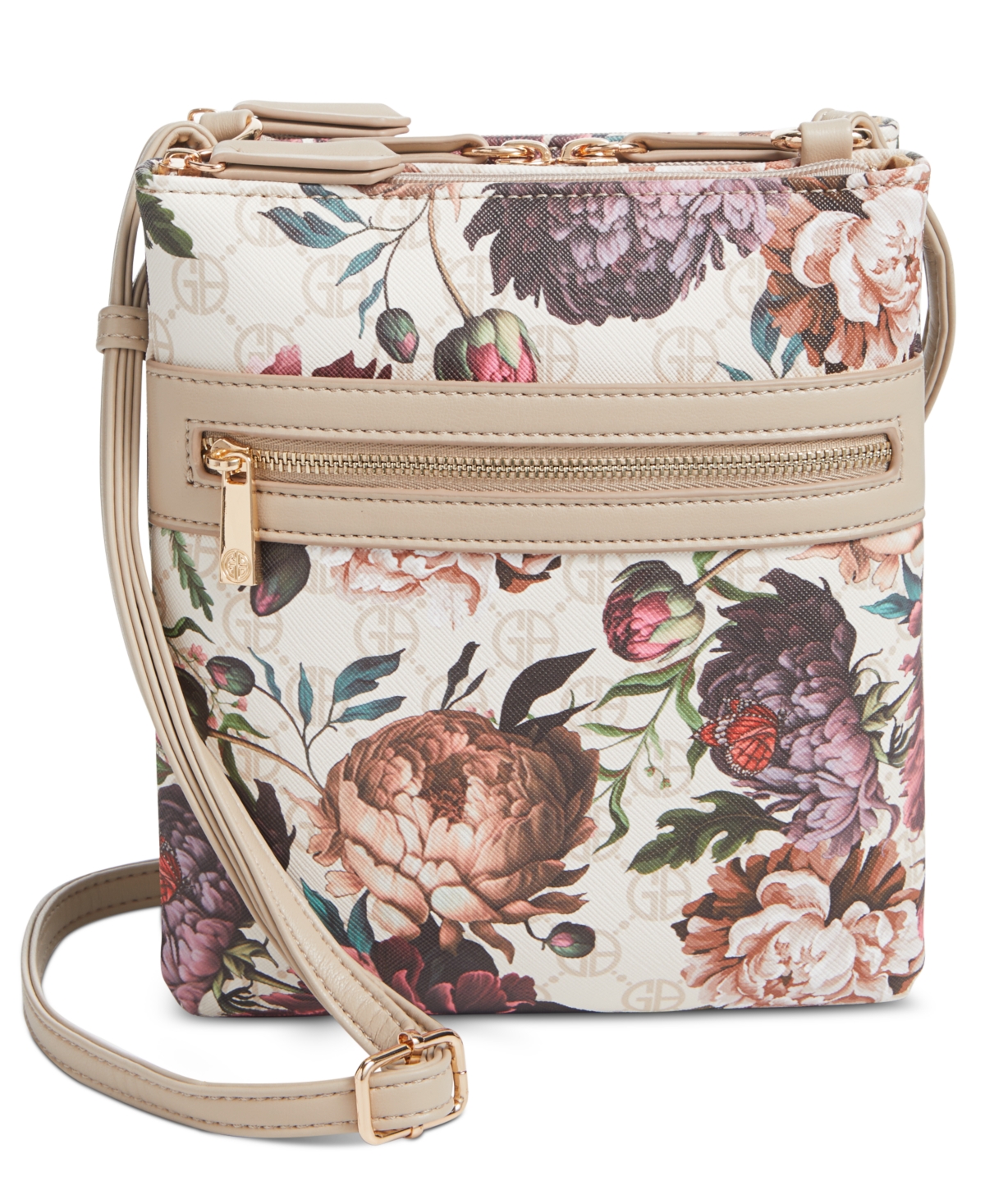 Floral Saffiano Small Dasher, Created for Macy's - Moody Floral