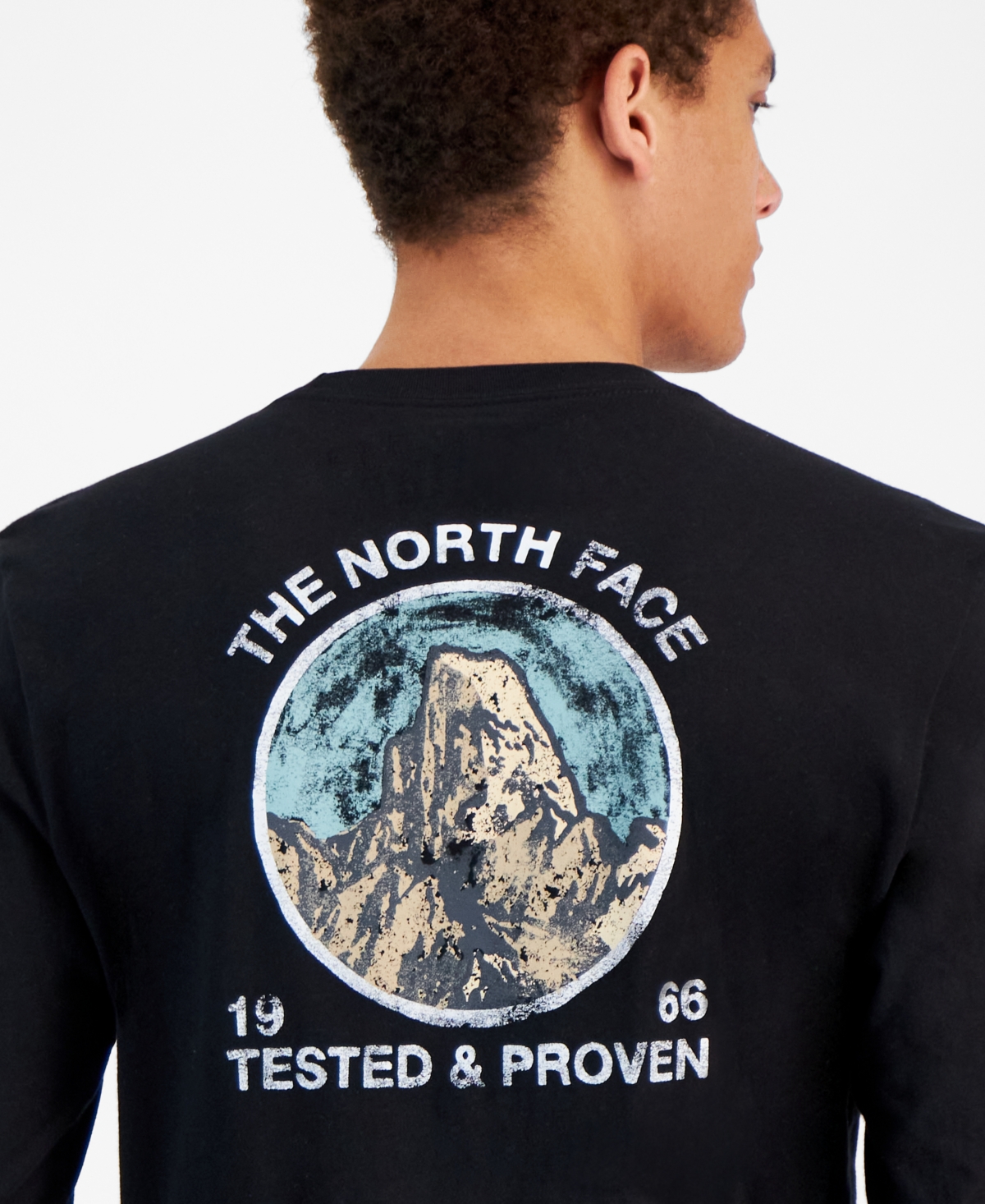 The North Face Men's Mountain Tested Graphic Long-Sleeve T-Shirt