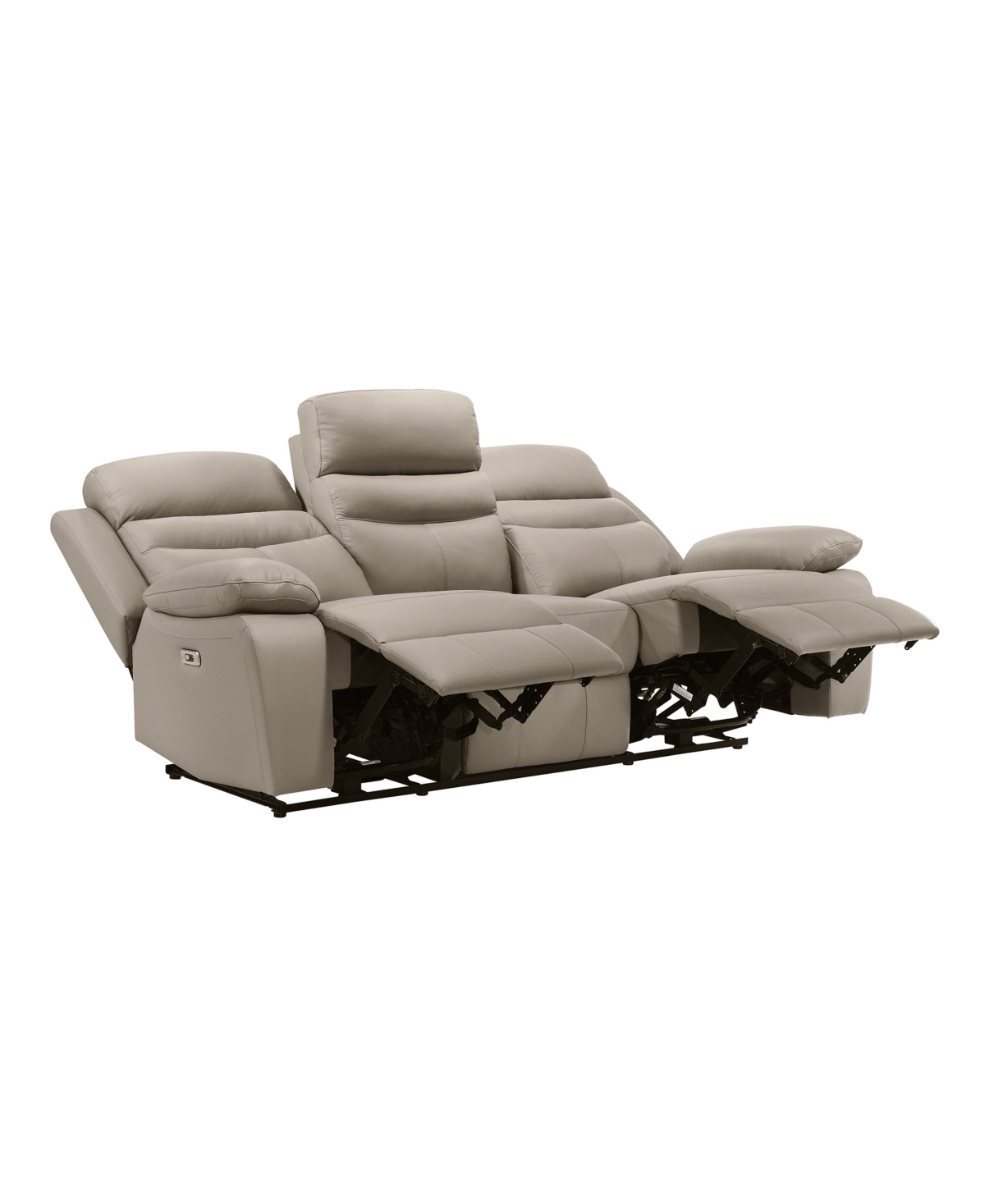 HOMELEGANCE WHITE LABEL RITTMAN 87" POWER DOUBLE RECLINING SOFA 