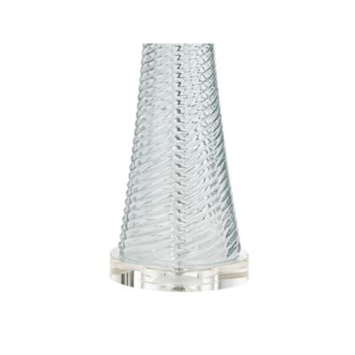 Miriam Modern Table Lamp 28 1/2" Tall Light Aqua Blue Textured Glass White Drum Shade for Bedroom Living Room Bedside Nightstand