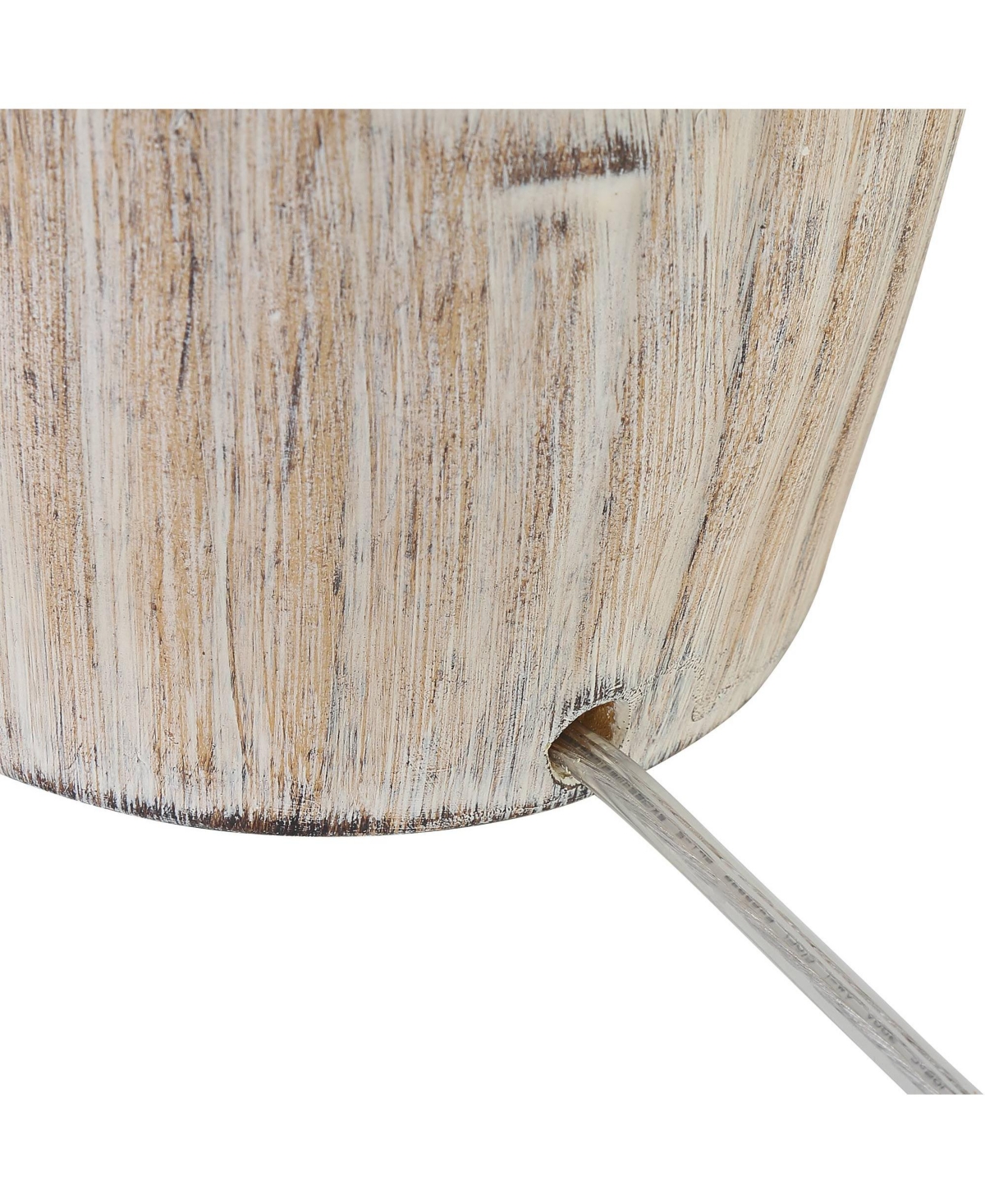 Chico Rustic Southwest Western Style Table Lamp Tall Faux Light Wood Oatmeal Fabric Drum Shade for Living Room Bedroom House Bedside Nightstand Ho