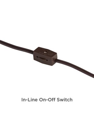 Duval Traditional Table Lamp 34" Tall Distressed Antique White Candlestick Crystal Beige Fabric Bell Shade for Bedroom Living Room Home