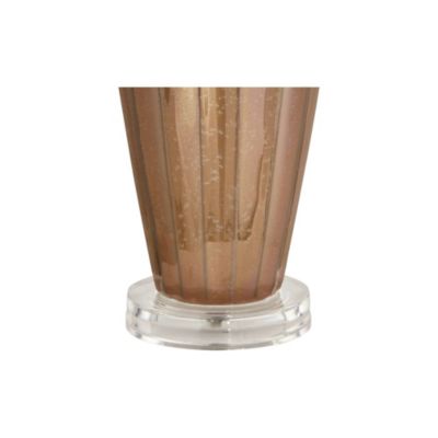 Loren Modern Mid Century Table Lamp 28 1/4" Tall Ivory Drip Glaze Ceramic Fabric Drum Shade for Bedroom Living Room Bedside House