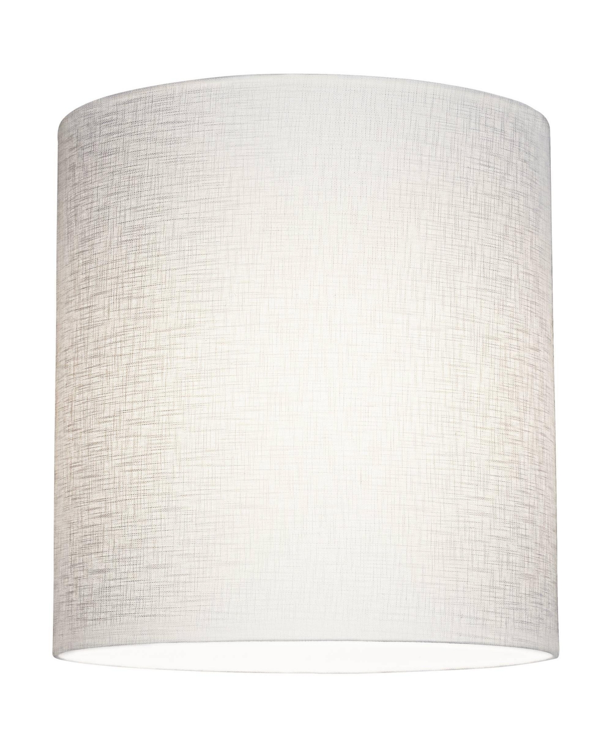 Tall Linen Medium Drum Lamp Shade Top x Bottom x High (Spider) Fully Assembled Replacement with Harp and Finial for Table Lamps - Sp