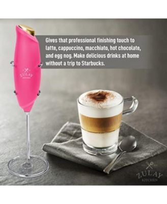 One-Touch Handheld Milk Frother – Easy Use Foam Maker