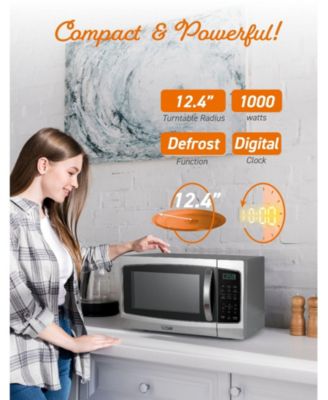 1.3 Cu. Ft. Counter Top Microwave,Stainless Steel