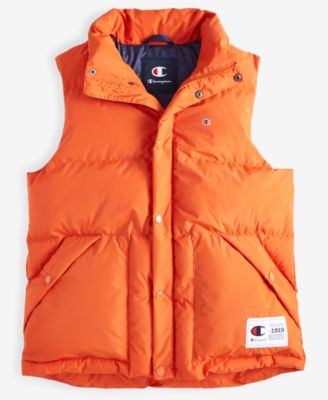 Men's Solid-Color Quilted Puffer Vest