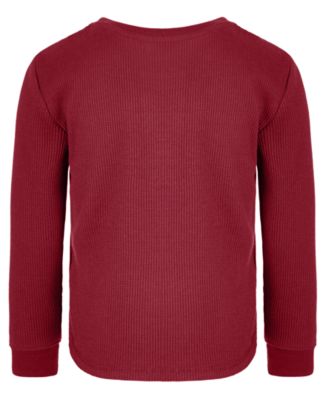 Toddler Boys Thermal Henley Shirt