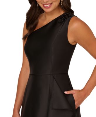 Women's Embellished One-Shoulder Gown