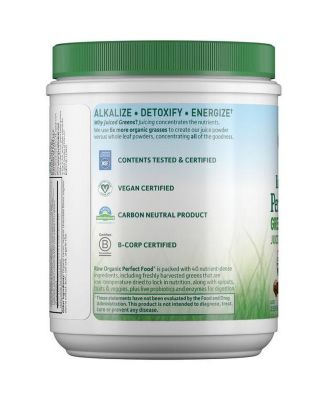 Garden of Life Raw Organic Perfect Food Green Superfood Chocolate Powder, 285 g