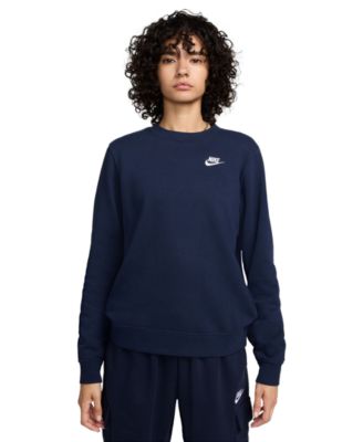 Navy blue nike sweatshirt best sale