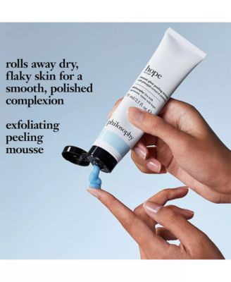 hope in a jar instant glow peeling mousse with pineapple extract & vitamin b5, 2.5-oz.