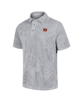 Men's Gray Cincinnati Bengals Sport Santiago Paradise Polo