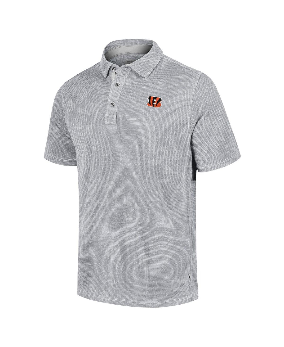 Tommy Bahama Men's Gray Cincinnati Bengals Sport Santiago Paradise Polo In Gray
