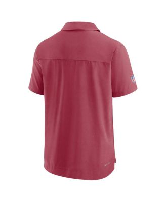 Men's Cardinal Arizona Cardinals Sideline Lockup Performance Polo