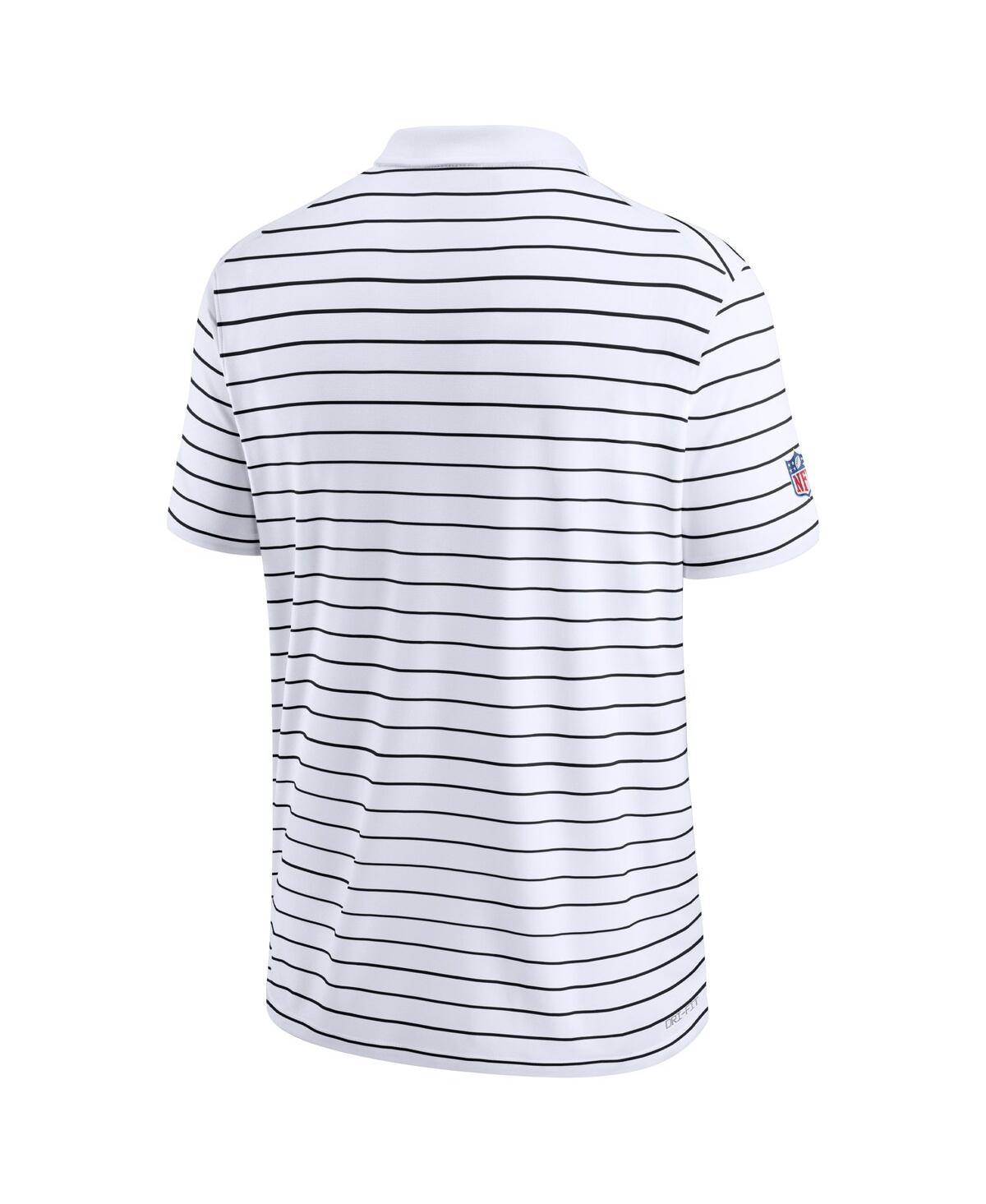 Nike Men'sJacksonville Jaguars 2022 Sideline Lock Up Victory Performance Polo - White, Black