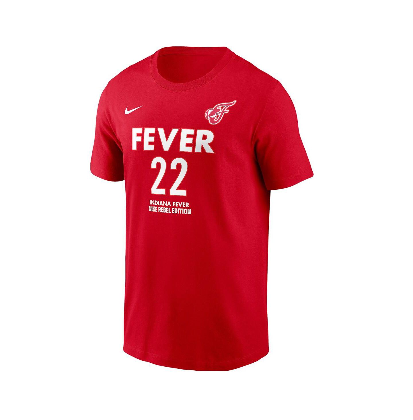 Футболка Nike Caitlin Clark Red Indiana Fever 2024 WNBA Draft Rebel Edition Player Name & Number — фото 3
