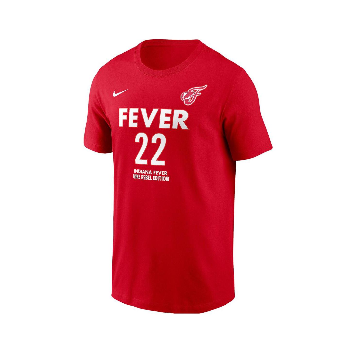 Men's and Women's Caitlin Clark Red Indiana Fever 2024 WNBA Draft Rebel Edition Player Name & Number T-Shirt
