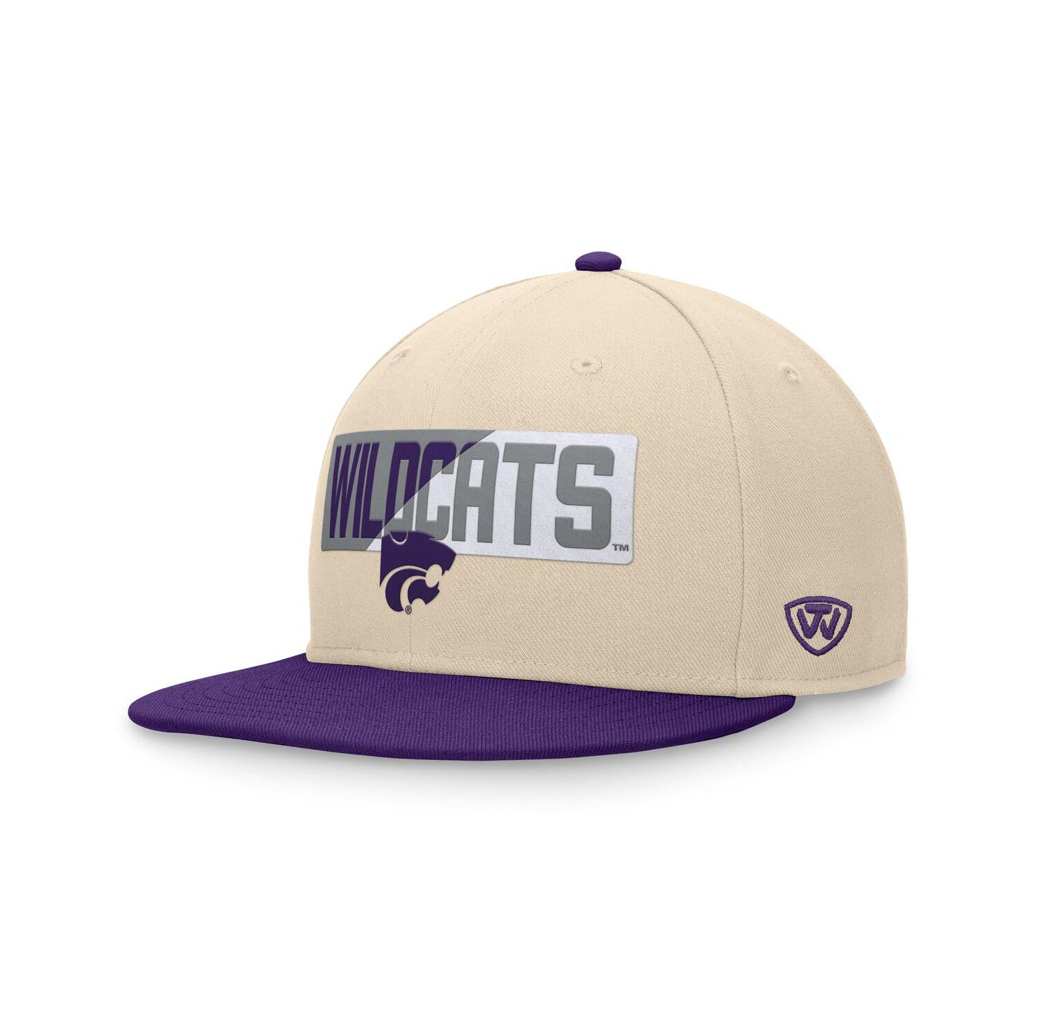 Men's Khaki Kansas State Wildcats Goalaso Snapback Hat
