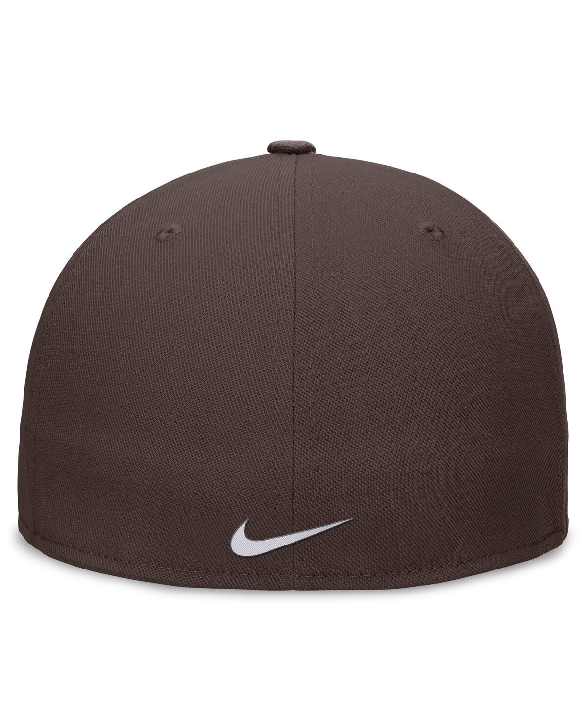 Nike Men'sSan Diego Padres Evergreen Performance Fitted Hat - Brown