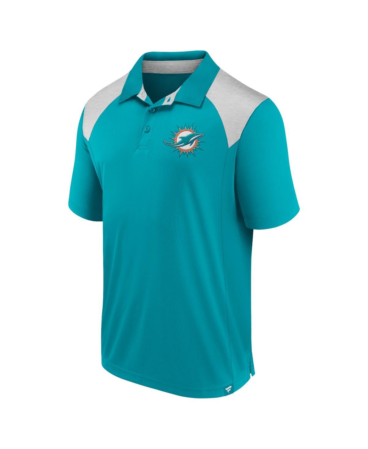 Fanatics Men'sMiami Dolphins Primary Polo - Aqua