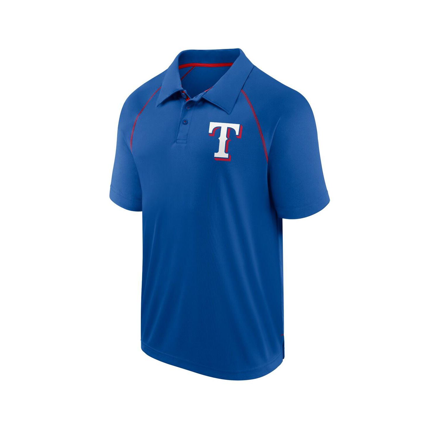 Men's Royal Texas Rangers Strong Alone Raglan Polo
