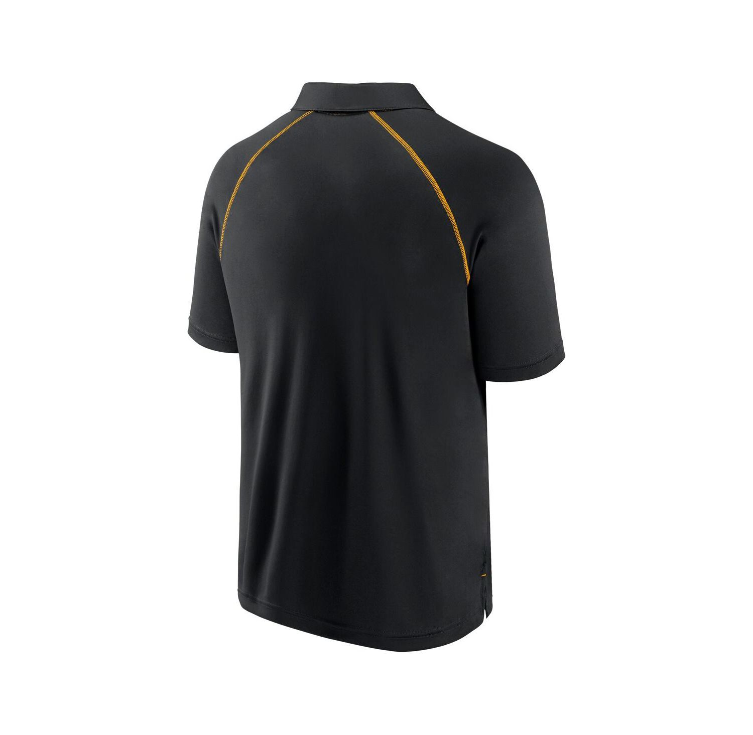 Men's Black Pittsburgh Pirates Strong Alone Raglan Polo