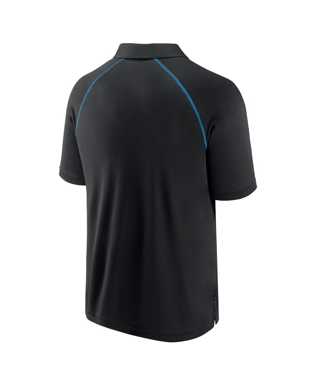 Fanatics Men'sMiami Marlins Strong Alone Raglan Polo - Black
